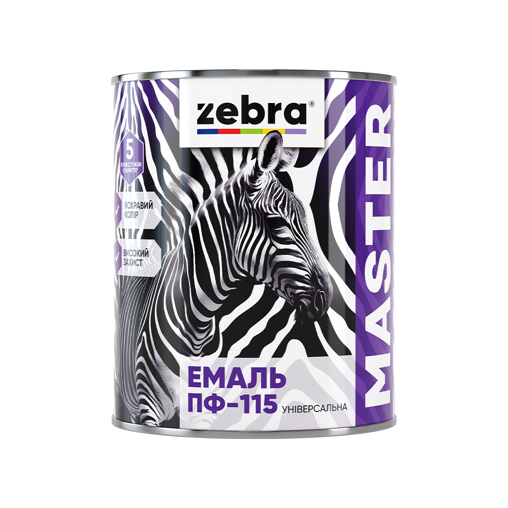 ЕМАЛЬ ПФ-115 універсальна ZEBRA 2,6 кг